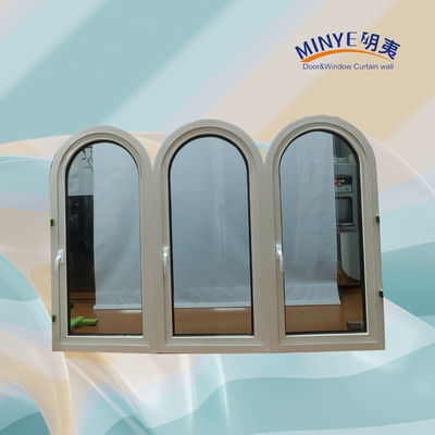 Ventana de revestimiento de UPVC de diseño moderno con buena resistencia a la corrosión y alta resistencia