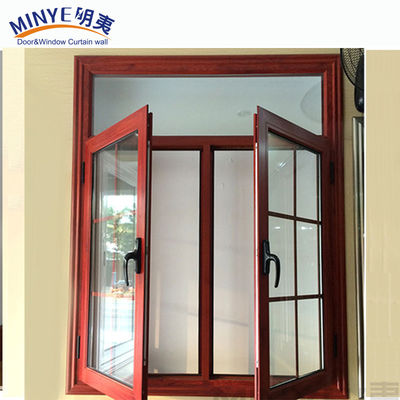 Hardware Gran ventana de aluminio Ventanas de vidrio Diseño más reciente con apertura horizontal