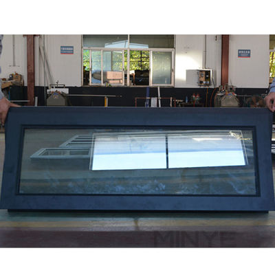 Ventanas de vidrio doble templado tamaño estándar de la ventana del baño para el perfil de aluminio
