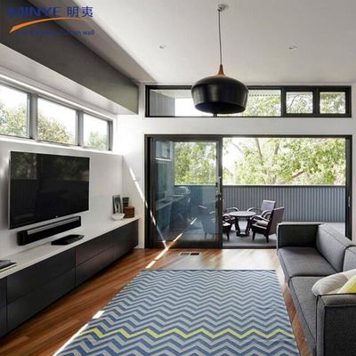 Puertas correderas de aluminio de perfil normal de Shanghai con ventaja de ahorro de energía