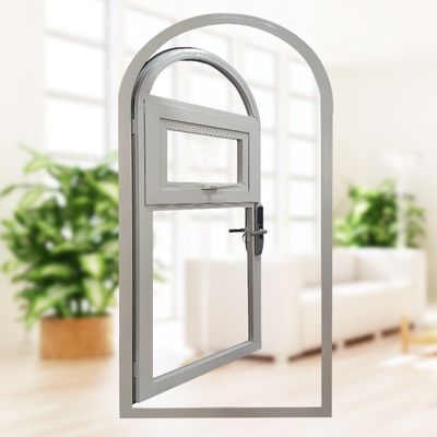 Alemania Hardware Diseño Moderno Puertas de entrada de aluminio redondas