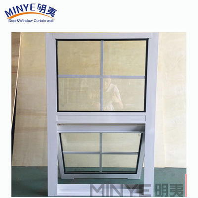 Ventana de aluminio colgada única con 5mm 9A 5mm espec de vidrio y espesor de perfil de 1.4mm