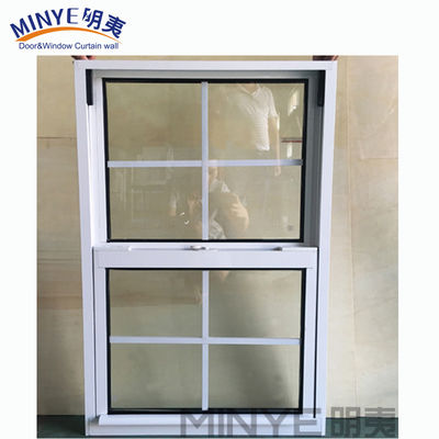 Ventana de aluminio colgada única con 5mm 9A 5mm espec de vidrio y espesor de perfil de 1.4mm