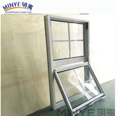 Ventana de aluminio colgada única con 5mm 9A 5mm espec de vidrio y espesor de perfil de 1.4mm