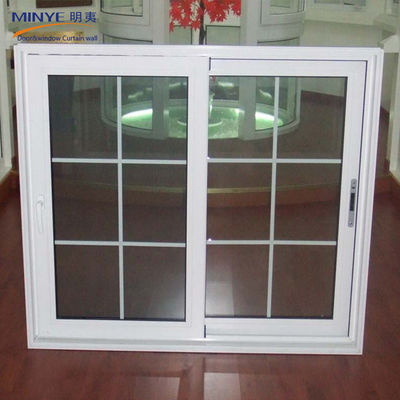 Ventana corredera de balcón de aleación de aluminio con perfil de color personalizado