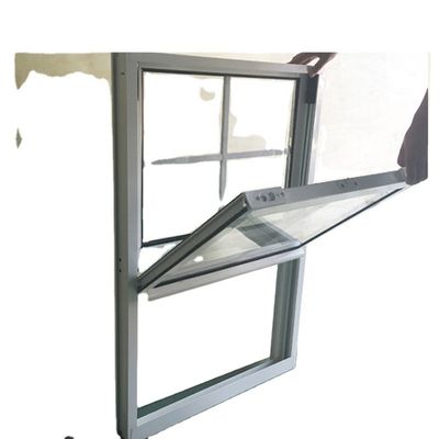 Ventanas de doble suspensión de aleación de aluminio para baño con apertura vertical patrón estilo de América