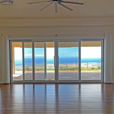 Material de malla de pantalla de fibra de vidrio de aluminio ventana fija puerta corredera para el balcón de la casa