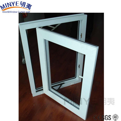 Moderno estilo de diseño Aluminio Casement Ventanas con Fly Screen y Louver Rolling