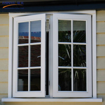 Diseño de parrilla de ventanas de hierro para ventanas de doble acristalamiento en patrón horizontal
