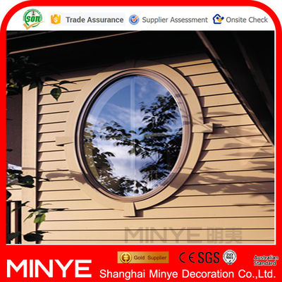Ventanas de aluminio oscilante de forma especial con forma personalizada y vidrio doble templado