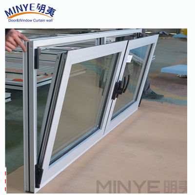 Ventanas de Shanghai de aluminio doble colgado con patrón de apertura vertical y OEM bienvenido