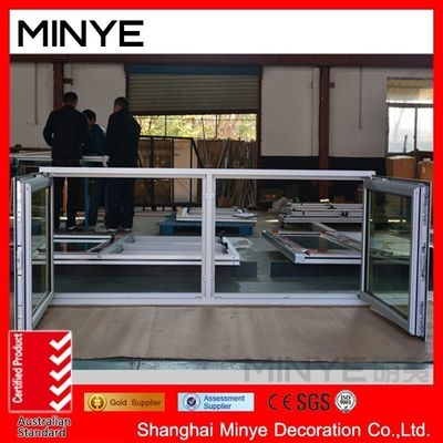 Ventanas de Shanghai de aluminio doble colgado con patrón de apertura vertical y OEM bienvenido