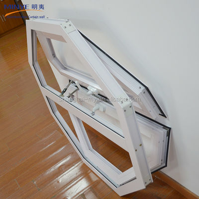 Cuadro hexagonal de aleación de aluminio con doble cristal de cristal para apertura horizontal