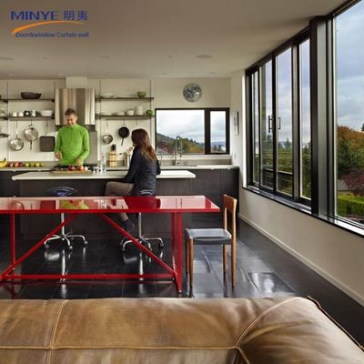 Ventana de vidrio deslizante de aluminio para viviendas personalizable para ventanas