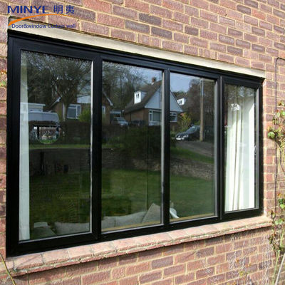 Ventana de vidrio deslizante de aluminio para viviendas personalizable para ventanas