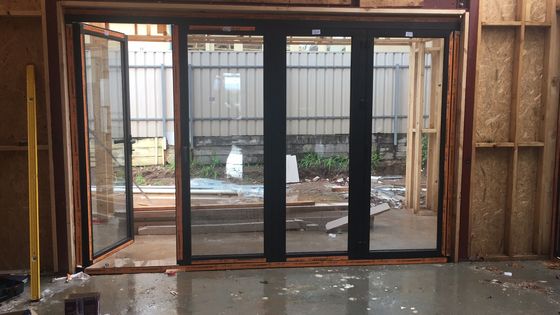 Diseño de puerta de parrilla de hierro principal plegable de aluminio para ventanas y puertas de tamaño personalizado