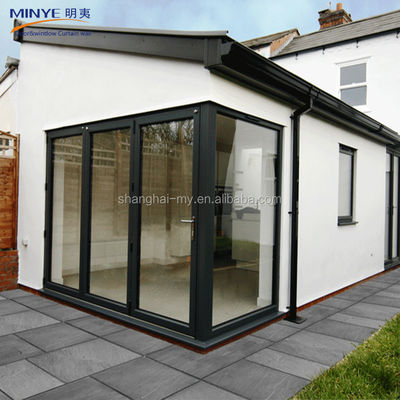 Experimenta el superior de la maquinaria alemana con una puerta plegable de aluminio que ahorra energía