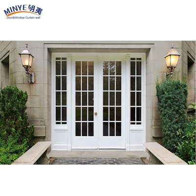 Puertas de entrada de perfil de aluminio de vidrio Diseños de puertas de entrada para apartamentos modernos y elegantes