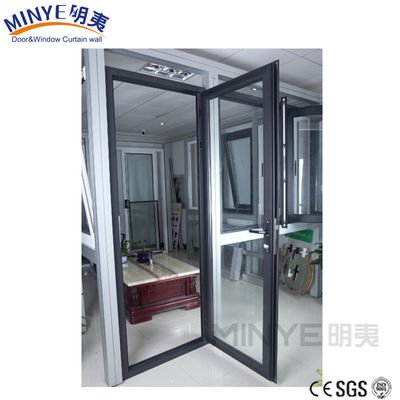 Puertas de entrada de perfil de aluminio de vidrio Diseños de puertas de entrada para apartamentos modernos y elegantes