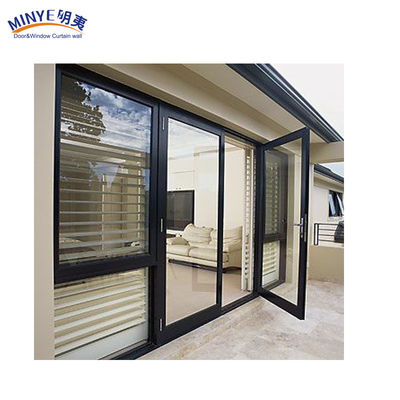Puertas de entrada de perfil de aluminio de vidrio Diseños de puertas de entrada para apartamentos modernos y elegantes