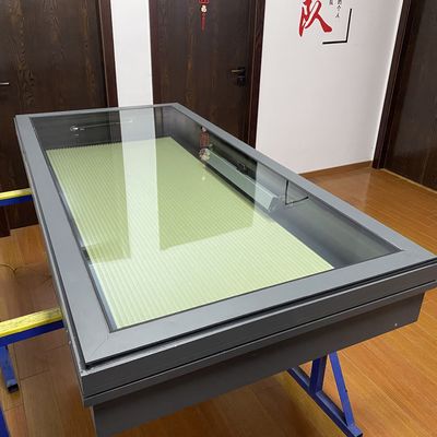 Ventana de aluminio de diseño postmoderno con un grosor de 1,4-2,0 mm