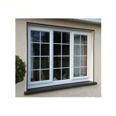 Colores personalizados de estilo abierto de color de madera de aluminio diseño de parrillas de ventana para estilo deslizante