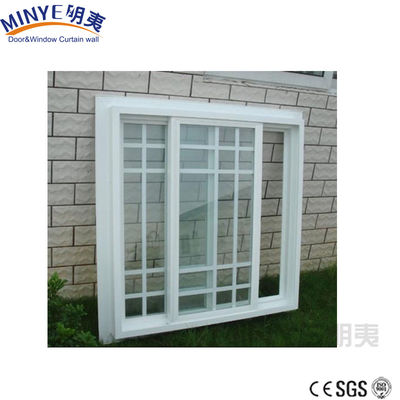 Colores personalizados de estilo abierto de color de madera de aluminio diseño de parrillas de ventana para estilo deslizante