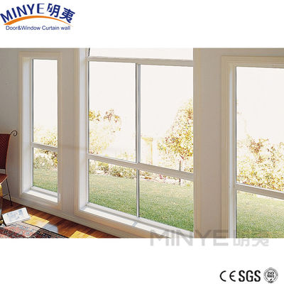 Colores personalizados de estilo abierto de color de madera de aluminio diseño de parrillas de ventana para estilo deslizante