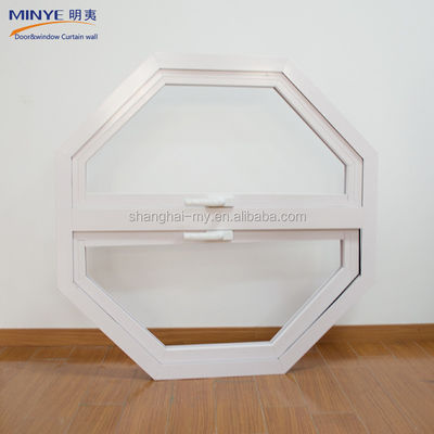 Ventana de cristal de aluminio hexagonal con silicona de Dow Corning