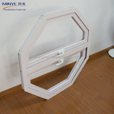 Ventana de cristal de aluminio hexagonal con silicona de Dow Corning