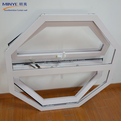 Ventana de cristal de aluminio hexagonal con silicona de Dow Corning