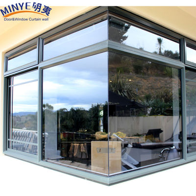 Cuadro de aleación de aluminio sin costuras Ventanas de esquina reforzadas para un diseño moderno y elegante