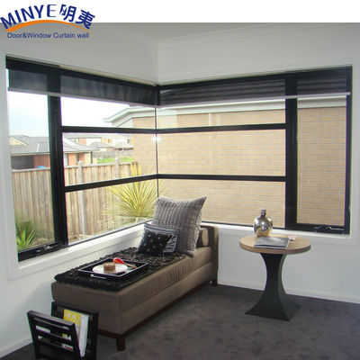 Cuadro de aleación de aluminio sin costuras Ventanas de esquina reforzadas para un diseño moderno y elegante