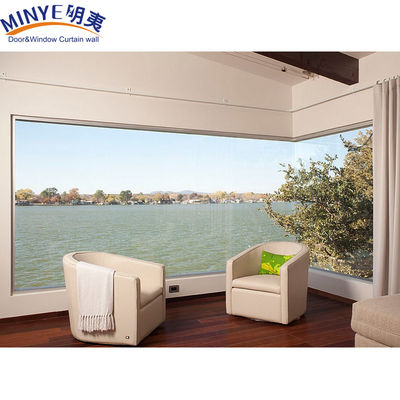 Cuadro de aleación de aluminio sin costuras Ventanas de esquina reforzadas para un diseño moderno y elegante