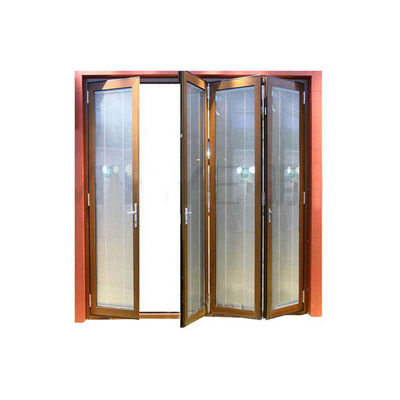 Vender puerta plegable de vidrio doble acristalado exterior para pared divisoria