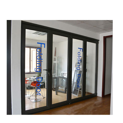 Vender puerta plegable de vidrio doble acristalado exterior para pared divisoria