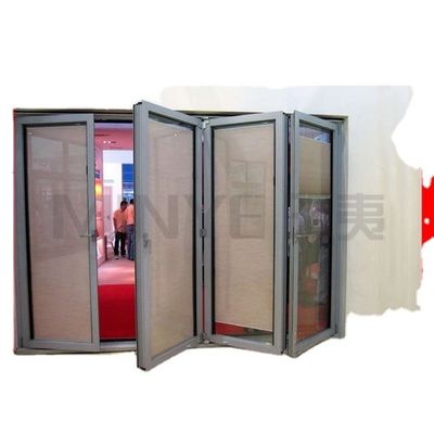 Perfil de Rehau Vinyl Design Puerta plegable de vidrio doble templado doble acristalado opcional
