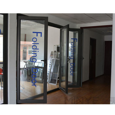 América sellando puertas plegables de aluminio de silicio YKK para un rendimiento duradero