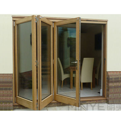América sellando puertas plegables de aluminio de silicio YKK para un rendimiento duradero