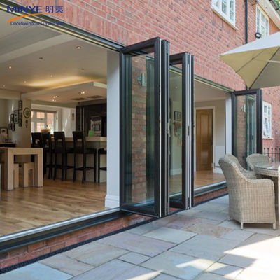 Profile de aluminio comercial puerta plegable de garaje con una durabilidad de larga duración