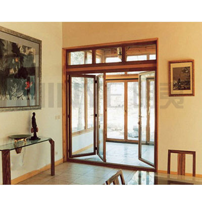 Profile de aluminio comercial puerta plegable de garaje con una durabilidad de larga duración