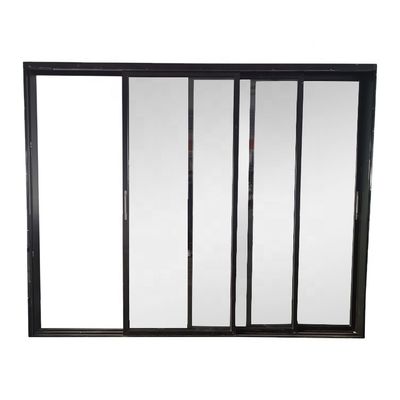 Puerta corredera de vidrio de aluminio terminada en estilo de diseño moderno para puerta de patio de seguridad