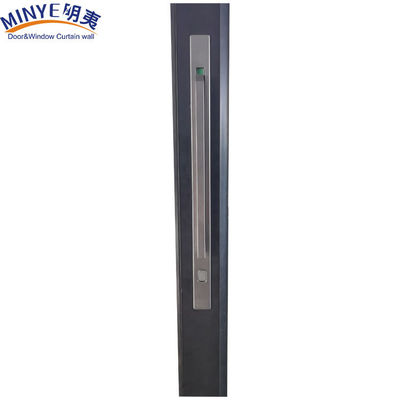 Puerta corredera de vidrio de aluminio terminada en estilo de diseño moderno para puerta de patio de seguridad