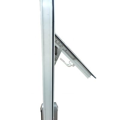 Puerta de vidrio de aluminio con contraseña.
