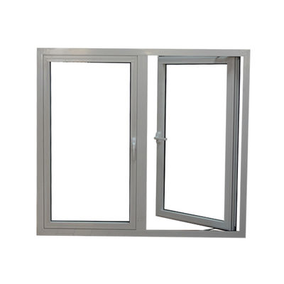 Swing estilo abierto de aluminio de la serie 50 de ventana de casco para el hogar