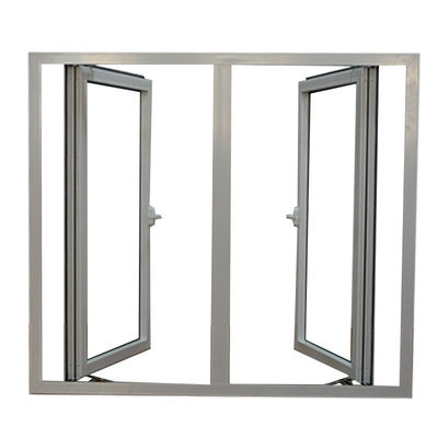 Swing estilo abierto de aluminio de la serie 50 de ventana de casco para el hogar