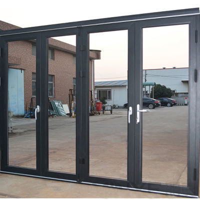 Alemania Bandas de aislamiento Technoform Terminado Modern Ethiopia Puerta de vidrio plegable de aluminio exterior