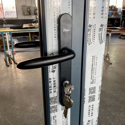 Hardware Interiores insonorizados Doble acristalamiento Doble acristalamiento de aluminio de vidrio Termal ruptura Doble patio Puertas plegables