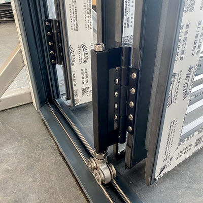 Hardware Interiores insonorizados Doble acristalamiento Doble acristalamiento de aluminio de vidrio Termal ruptura Doble patio Puertas plegables
