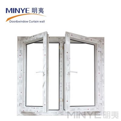 Planes de ventanas de la casa de extrusión de aluminio para ventanas de carcasa Color de perfil blanco para cumplir